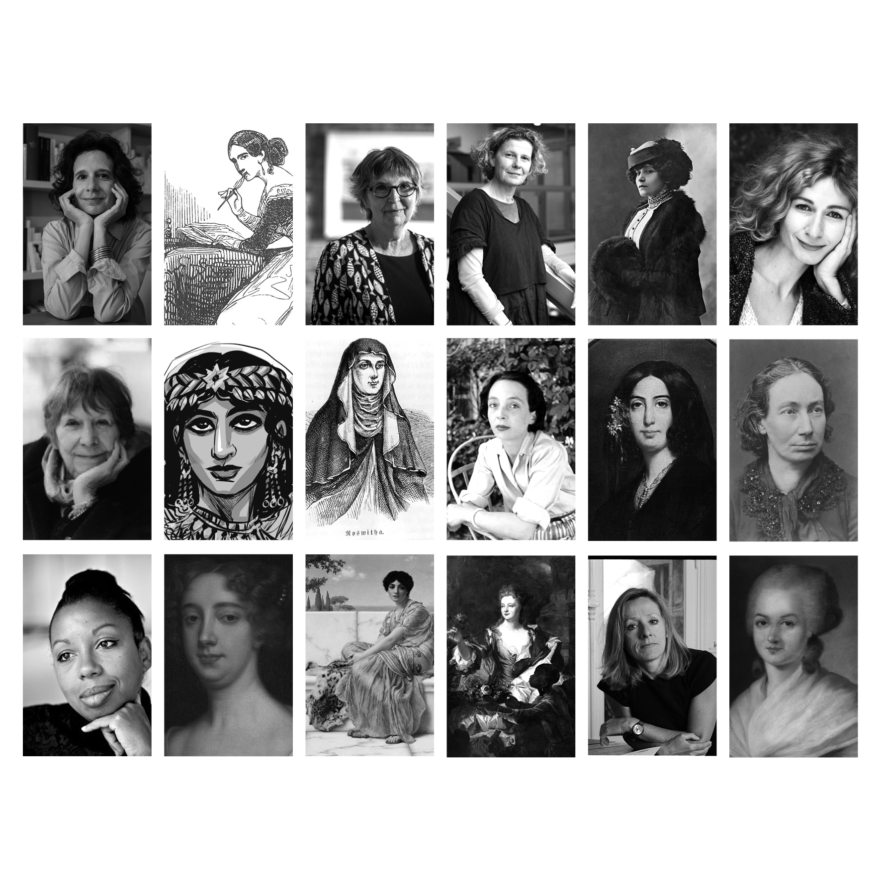 Autrices, n.f. lat. auctrix : celle qui sont à l’origine de.